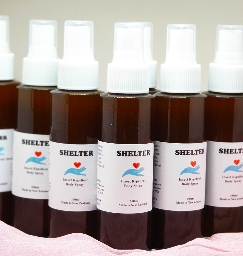 Shelter Insect repellent Spray Hasan Cosmetics New Zealand